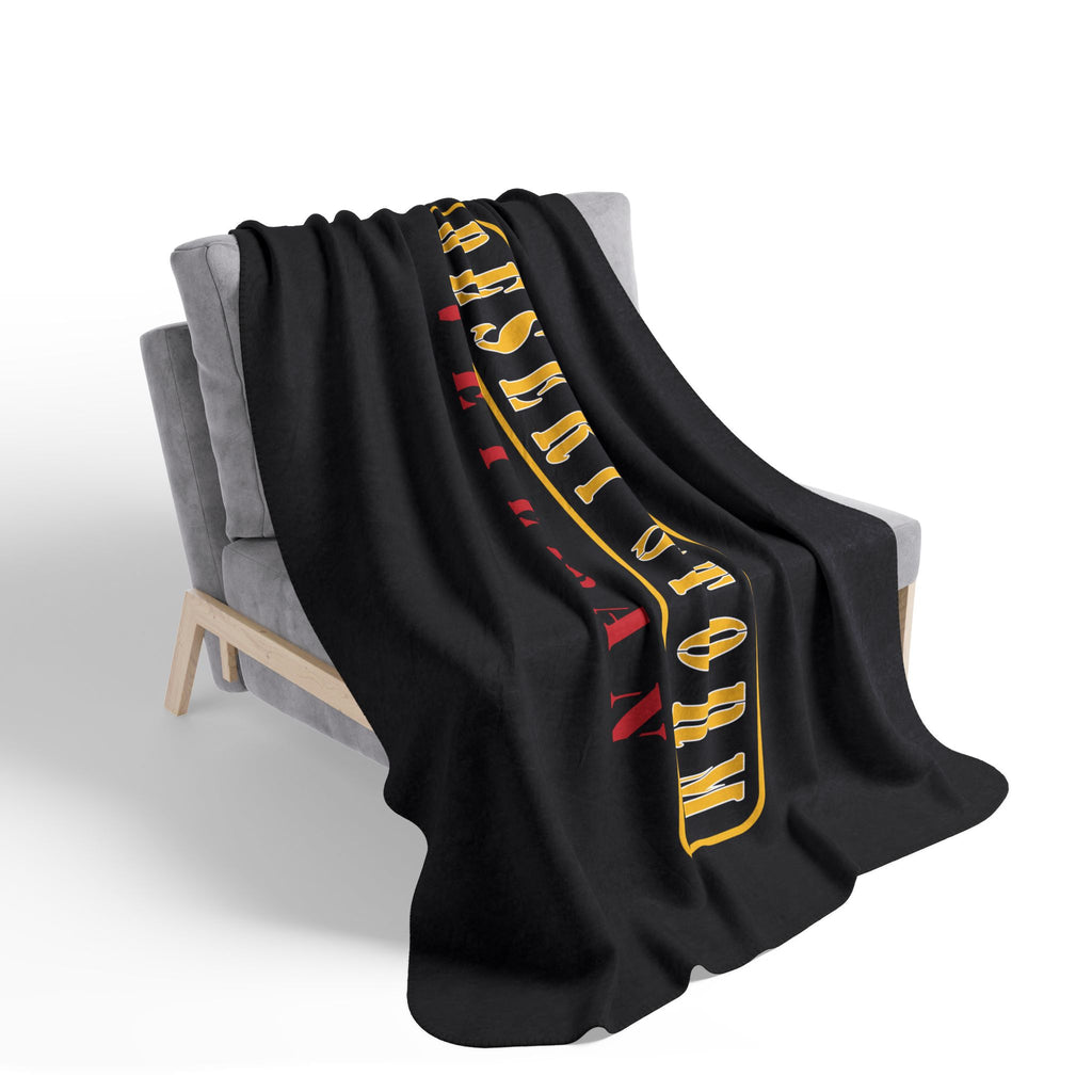 Desert Storm Veteran Fleece Sherpa Blanket – Cozy Military Tribute Throw