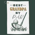 "Best Grandpa By Par" Personalized Golf Towel