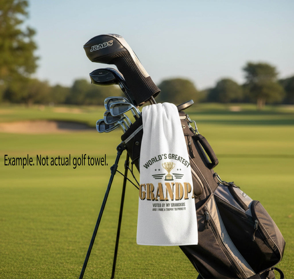 "World's Greatest Grandpa" Golf Towel