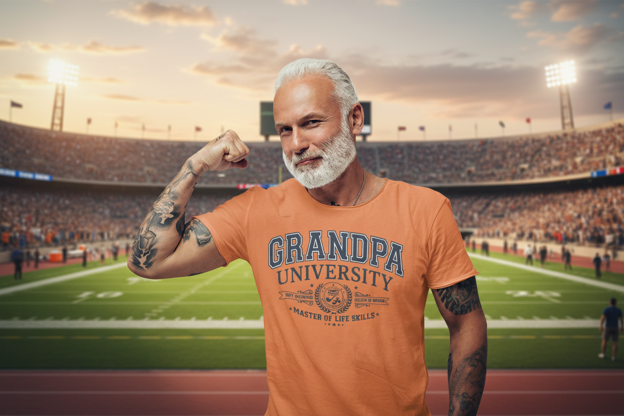 Grandpa University Premium Tee