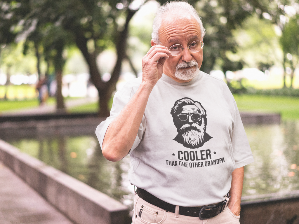 Cooler Than the Other Grandpa™ | Funny Grandpa T-Shirt for Proud Grandfathers
