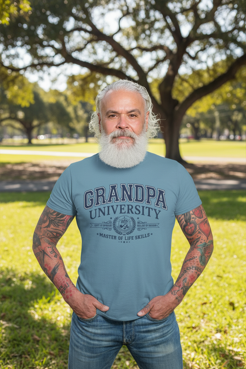 Grandpa University Premium Tee