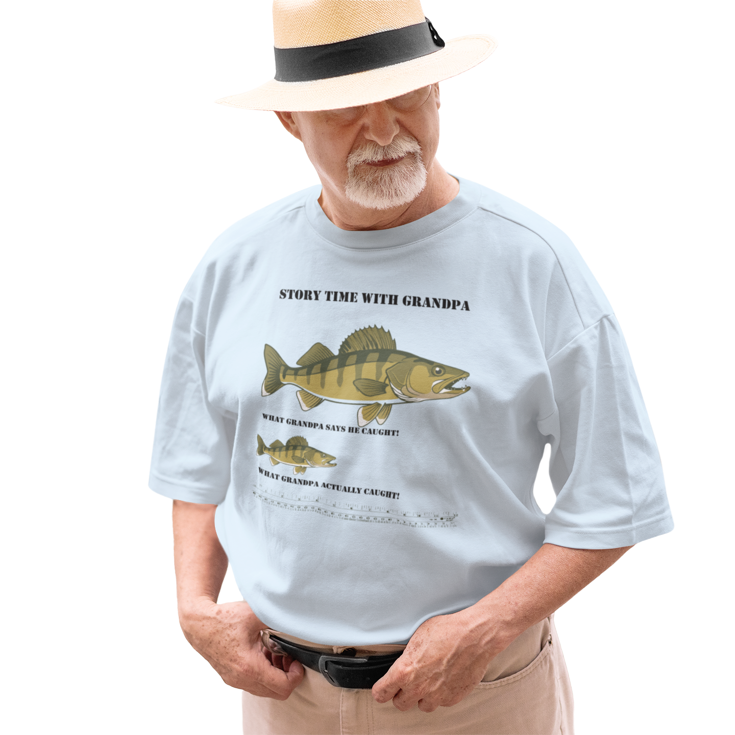 Story Time With Grandpa – Legendary Fishing Tale T-Shirt